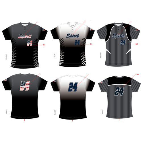 Spirit Tournament Uniform Jerseys - 3 Pack Thumbnail